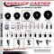 Service Caster 4'' Phenolic Wheel Swivel 7/16'' Grip Ring Stem Caster with Brake SCC-GR20S414-PHR-TLB-716138 - alternate 3